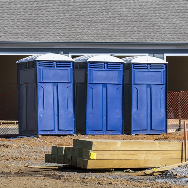 how often are the porta potties cleaned and serviced during a rental period in Atlantic Beach